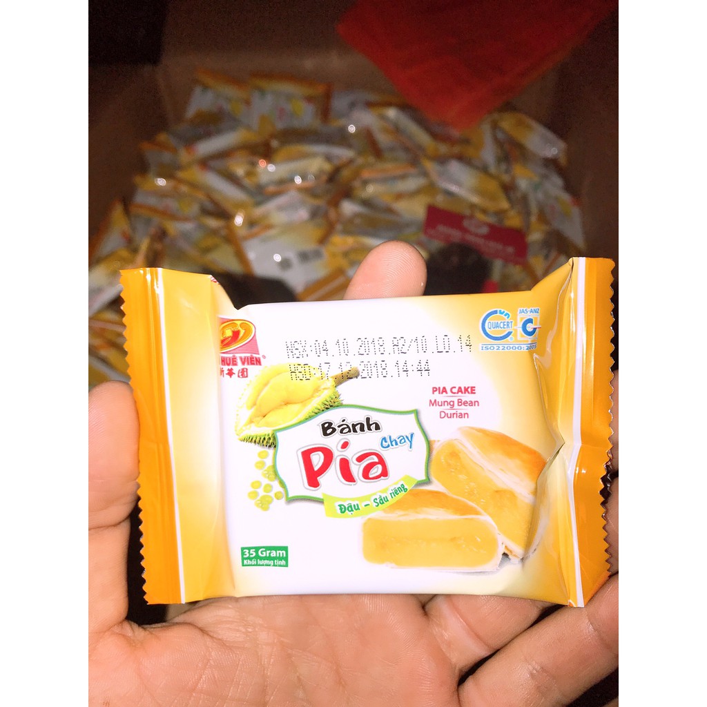 BÁNH PÍA SẦU RIÊNG CHAY MINI (TÂN HUÊ VIÊN)