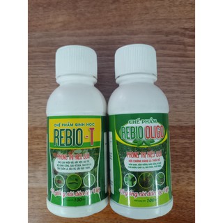 💥CHÍNH HÃNG💥 Combo REBIO T(100ml) +OLIGO (100ml) - Chuyên phòng trị các bệnh sâu, trĩ, nhện,rệp, nấm... trên rau màu