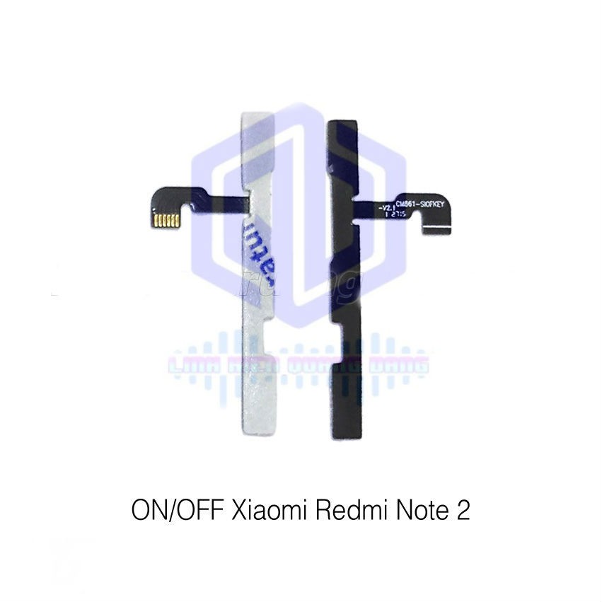 DÂY CÁP NÚT NGUỒN - ÂM LƯỢNG XIAOMI REDMI NOTE 2 ZIN