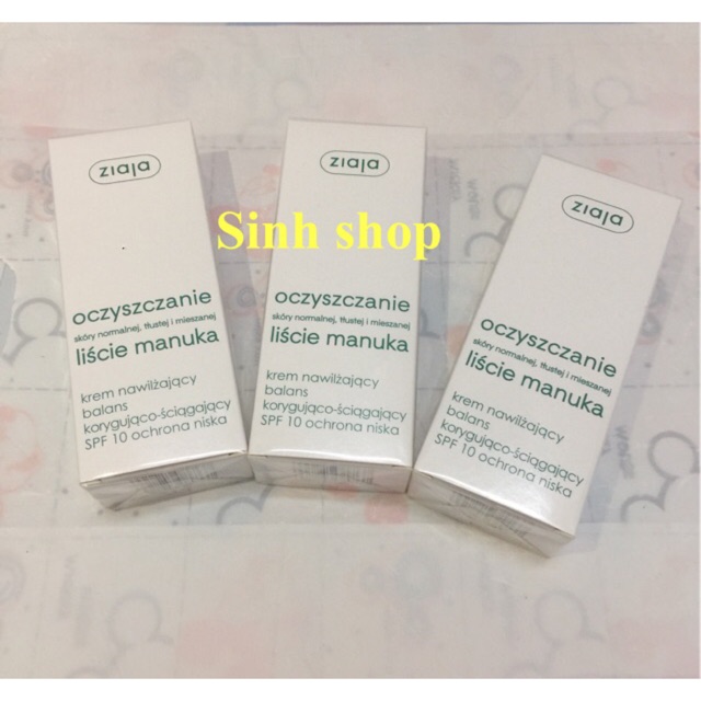 Kem Ngày Manuka Giúp Se Khít Lỗ Chân Lông hàng balan 50ml