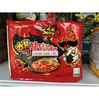 Mì khô gà siêu cay SAMYANG 140gr- Lốc 5 gói