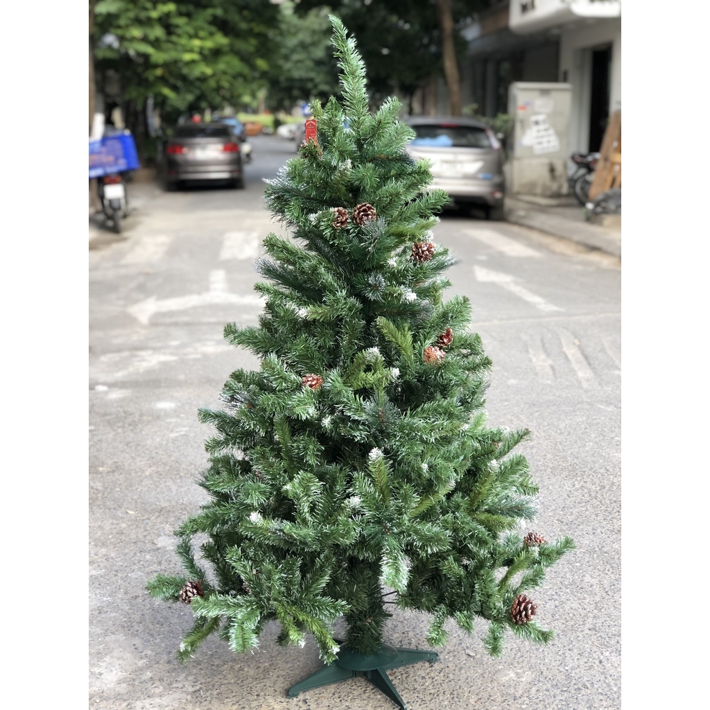 Cây Thông Noel 3 loại lá cao 0.9m - 2m1 trang trí giáng sinh hàng cao cấp tán dày