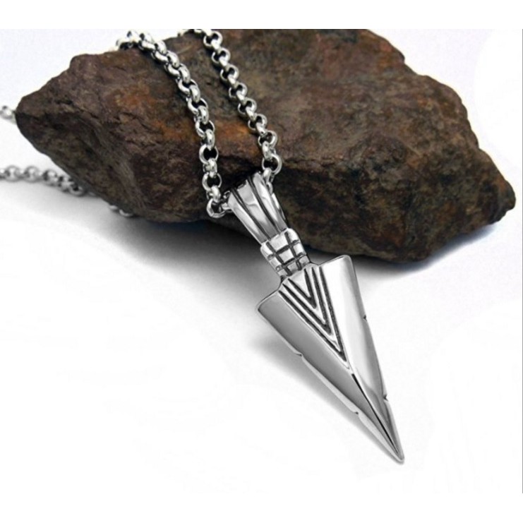 Vòng cổ, Vòng đeo cổ hình mũi tên - dây chuyền hợp kim - unisex nam nữ - PK013
