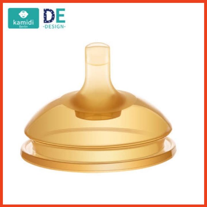 Núm vú ống hút nước KAMIDI silicon chính Hãng giúp bé tập hút nước qua bình