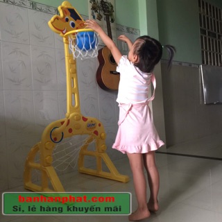 Bộ Bóng Rổ Khung Thành Bóng Đá 4 in 1