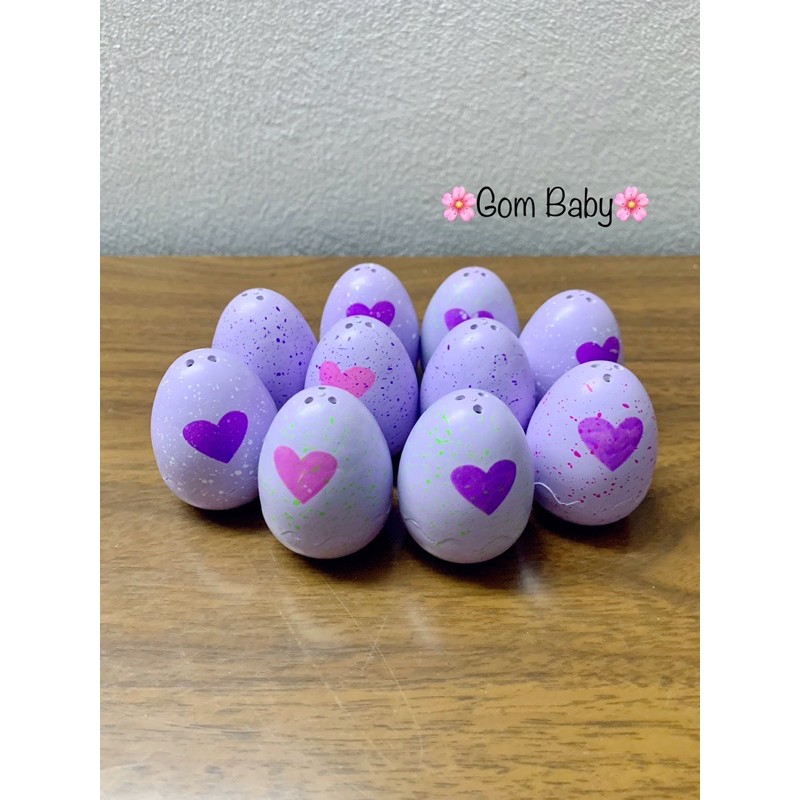 [Mã SKAMLTS7 giảm 10% đơn 150K] [Mã giảm 15K đơn 50K] Set 10 Trứng Hatchimal Ss1 Tím {Không Trùng Mẫu}