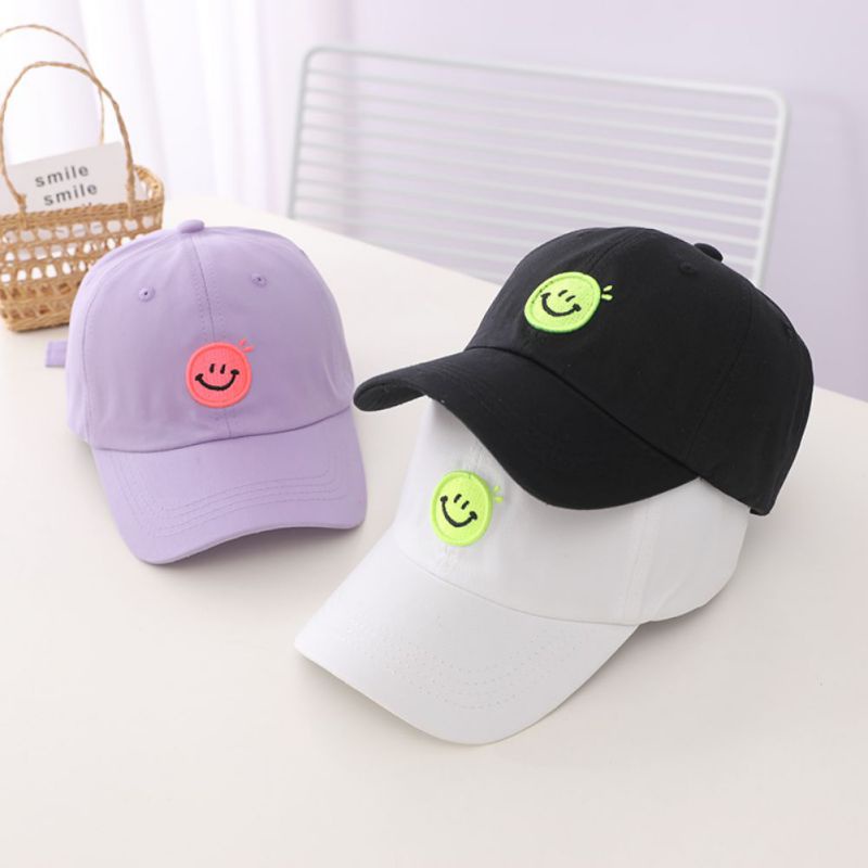 Mũ Lưỡi Trai Hình Mặt Cười Đáng Yêu Cho Bé