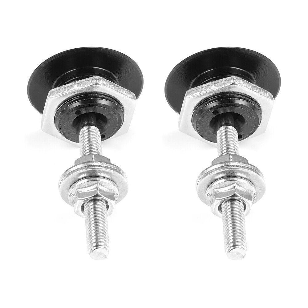 MYRONGVN Set 2 / 4 Nút Chốt Gài Dạng Nhấn Màu Đen Dành Cho Mui Xe Hơi