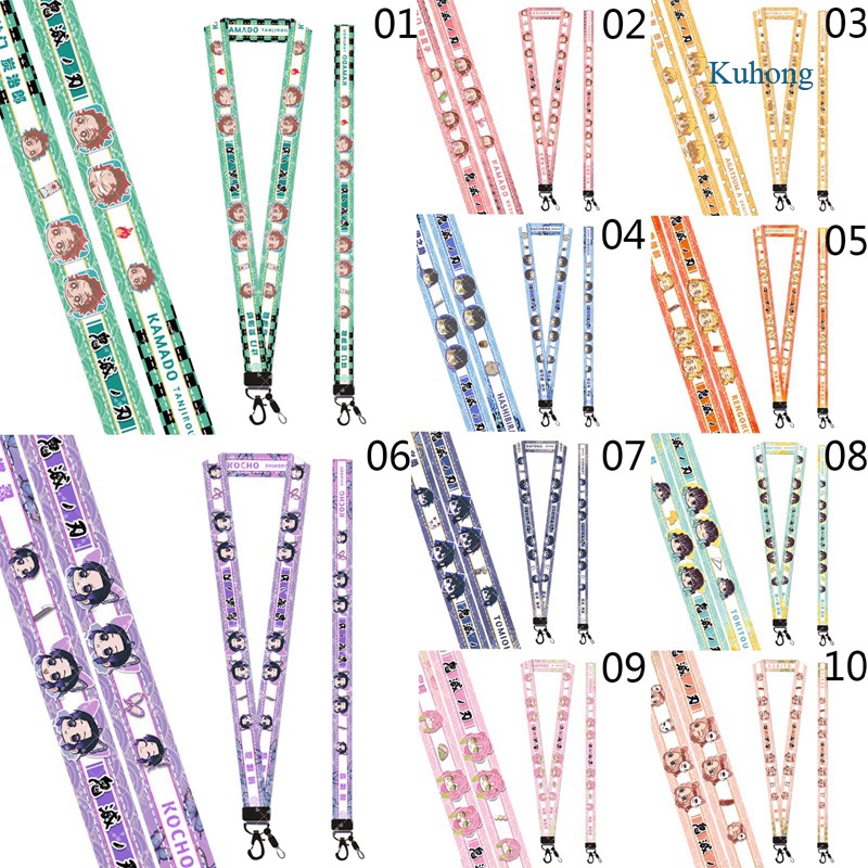 Dây đeo cổ họa tiết Anime Demon Slayer Kimetsu No Yaiba