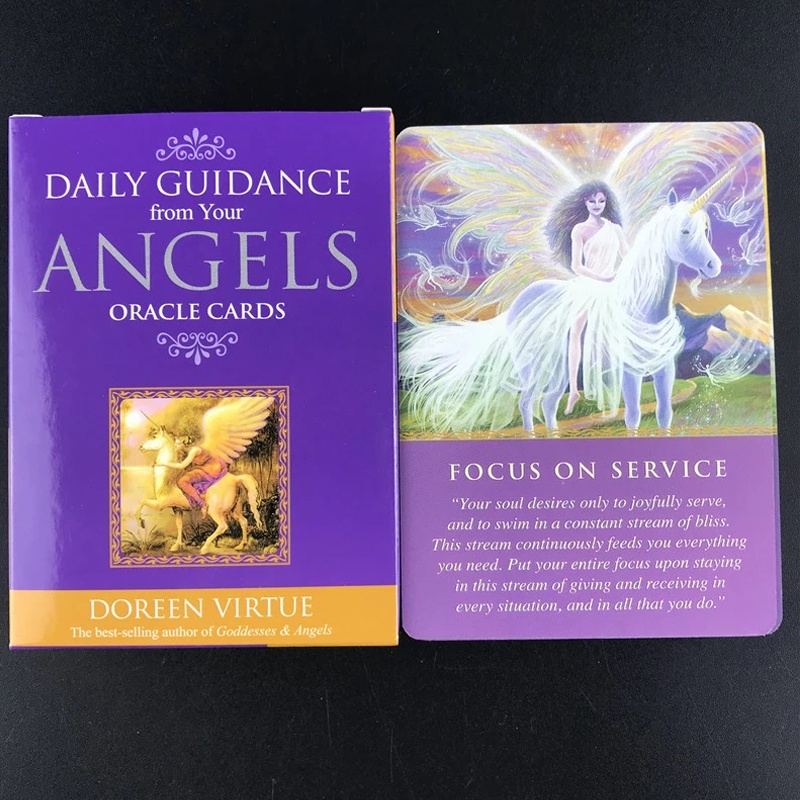 Bộ Bài Tarot Bói Daily Guidance From Your Angels Oracle Tarot Cao Cấp