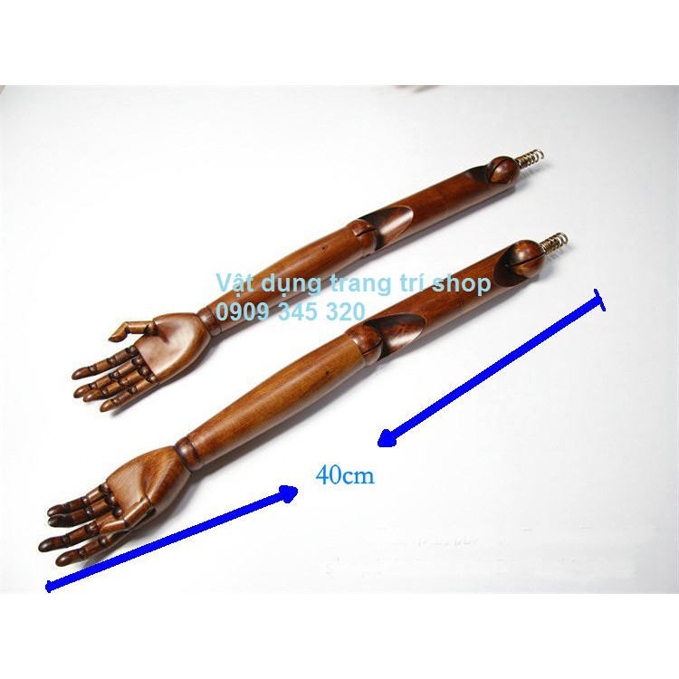 Manocanh bán thân màu gỗ ( gỗ thật )