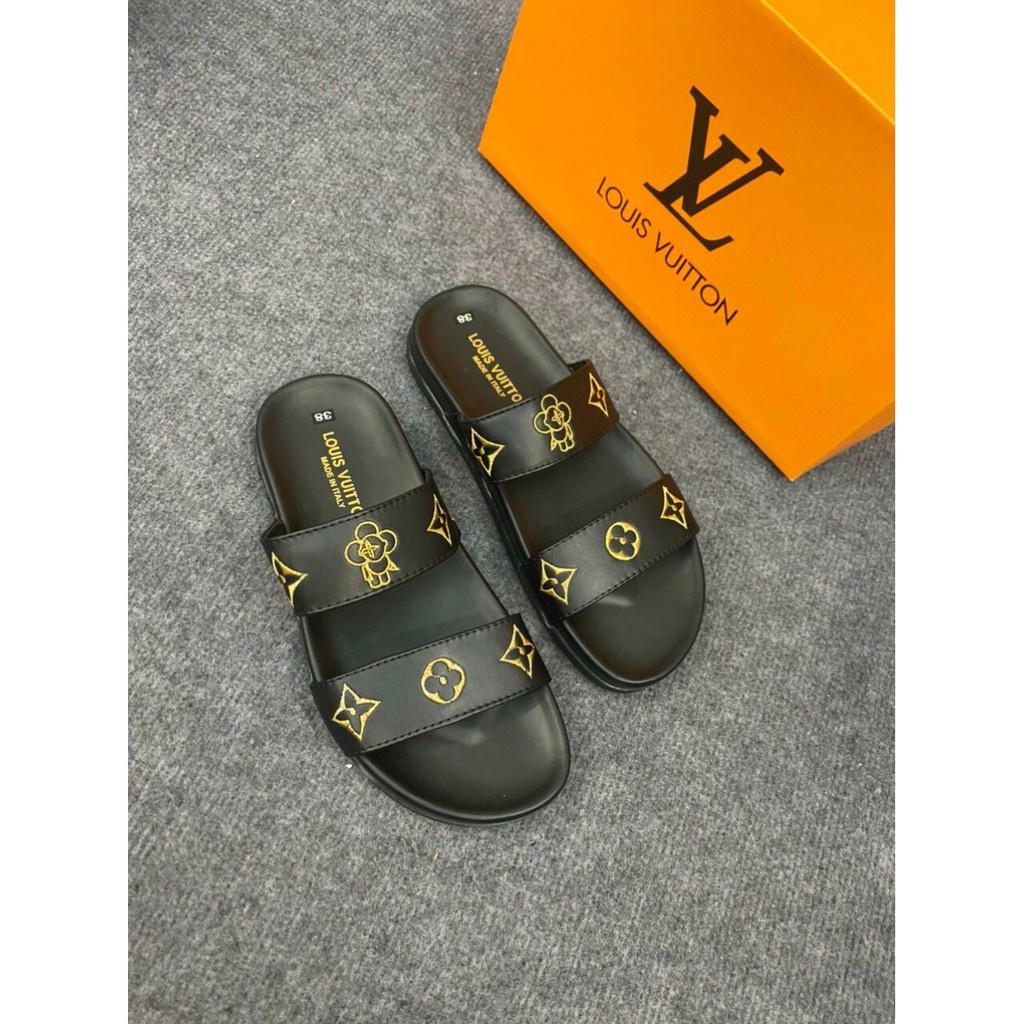 Dép lê, dép sandal quai hậu, dép quai chéo, dép tông LV hàng cao cấp full size