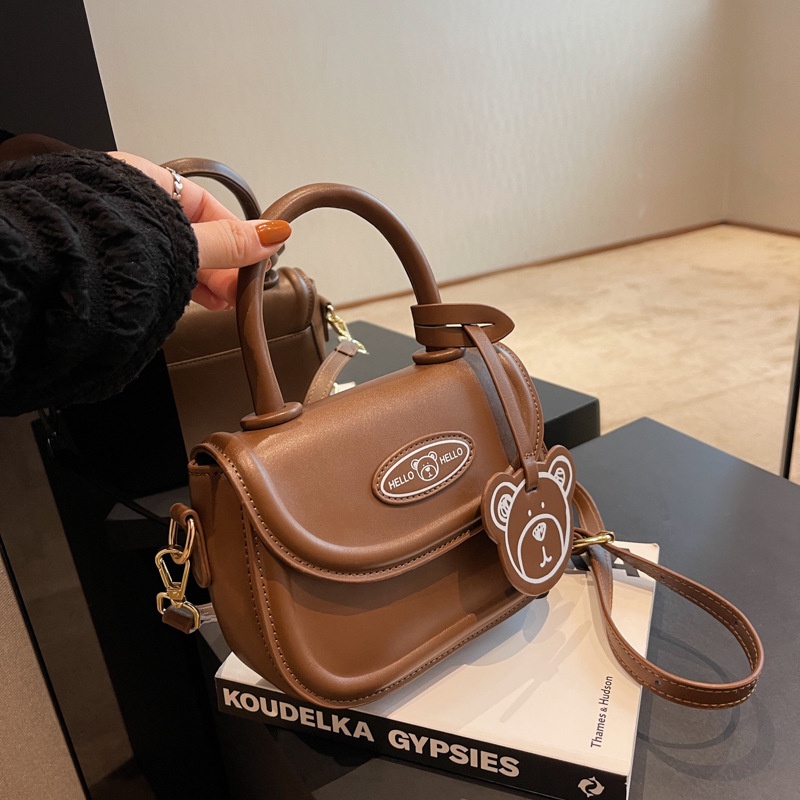 Túi Xách Đeo Vai Hình Vuông Cỡ Nhỏ Phong Cách retro Thời Trang Cao Cấp