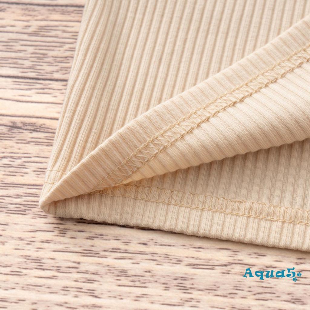 Áo croptop không tay màu sắc đơn giản cho bé từ 2-7 tuổi