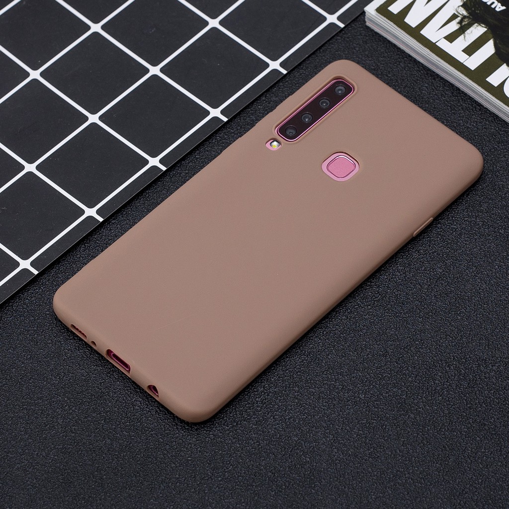 Case For Samsung A7 2018 Candy colors soft TPU