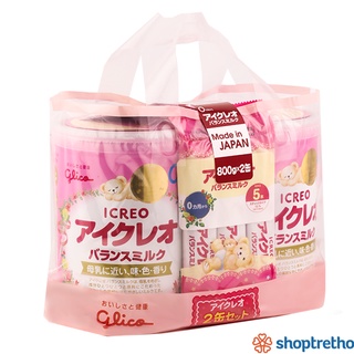 COMBO 2 lon sữa Icreo số 0 800g & 1 gói 5 thanh 12.7g