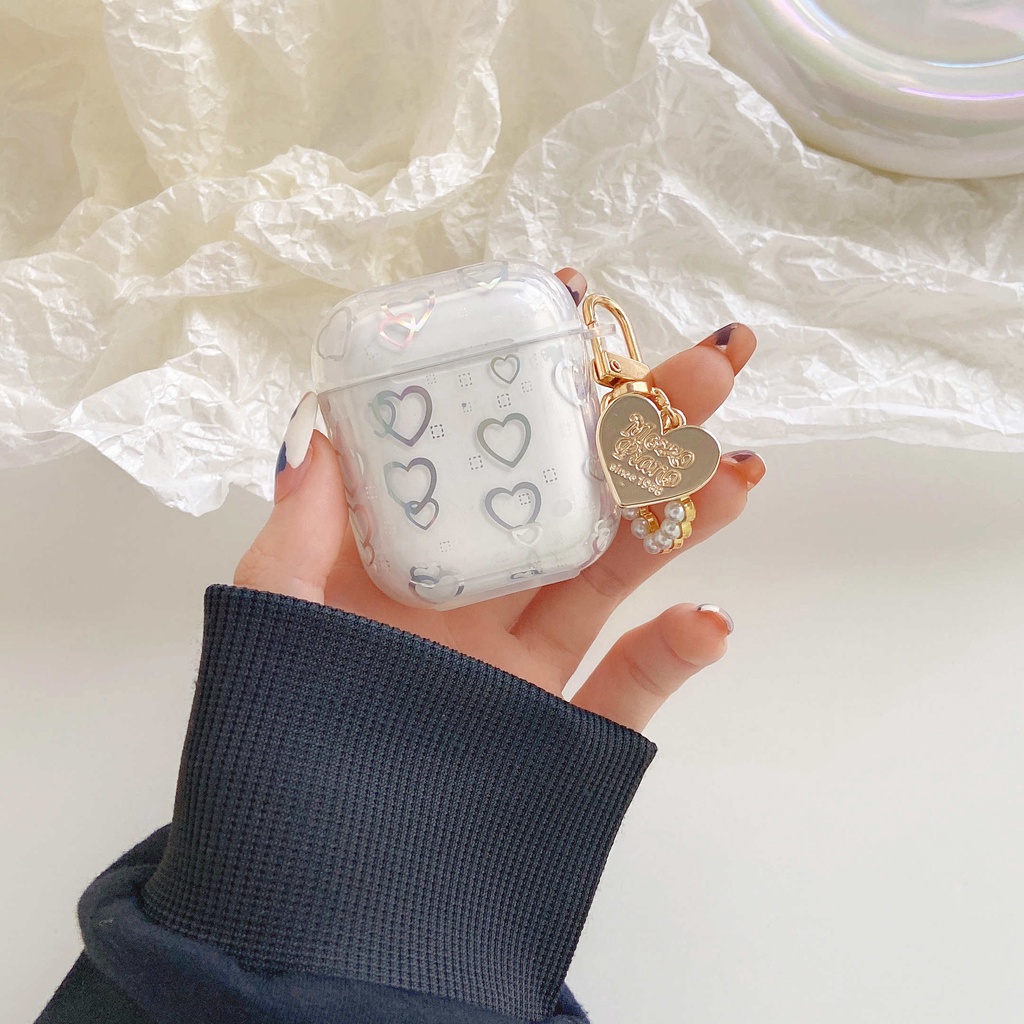 Vỏ Bảo Vệ Hộp Sạc Tai Nghe AirPods3gen AirPods3 Màu Laser Trong Suốt Thời Trang 2021 Ốp