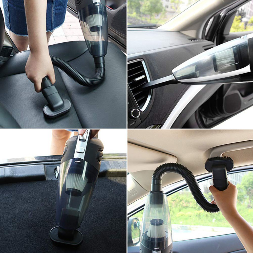 Thiết bị máy hút bụi cầm tay không dây 120W 12V dành cho xe hơi | BigBuy360 - bigbuy360.vn