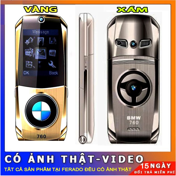 Điện thoại BMW 760 Plus Gold Full Box