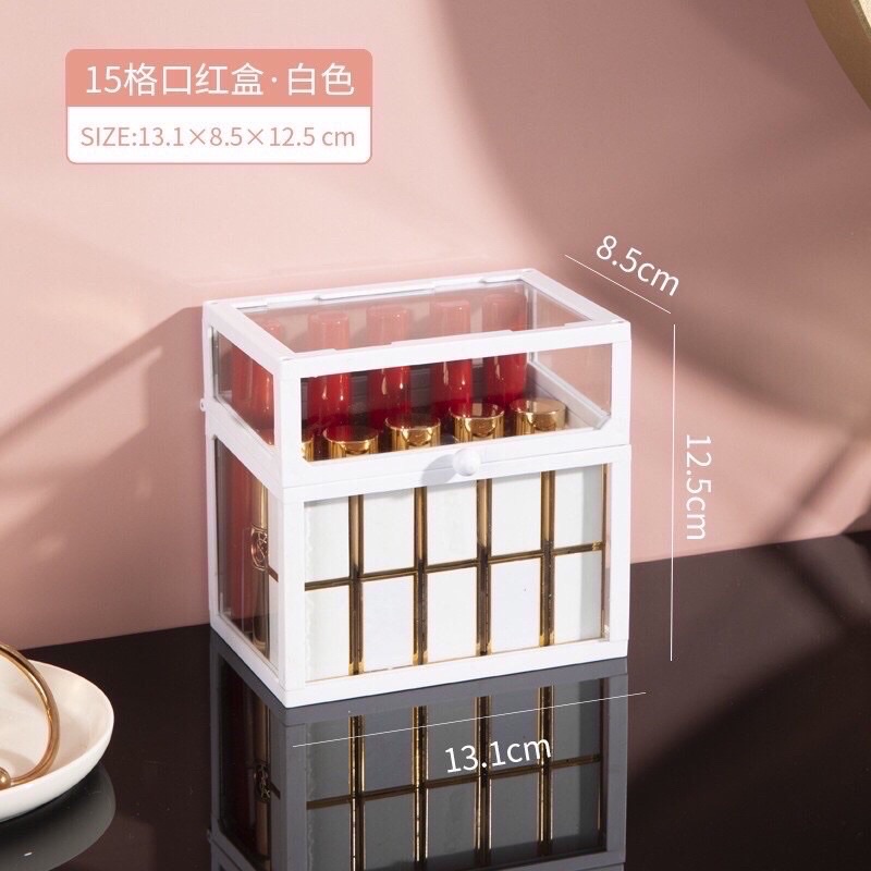 Hộp đựng son thuỷ tinh cao cấp