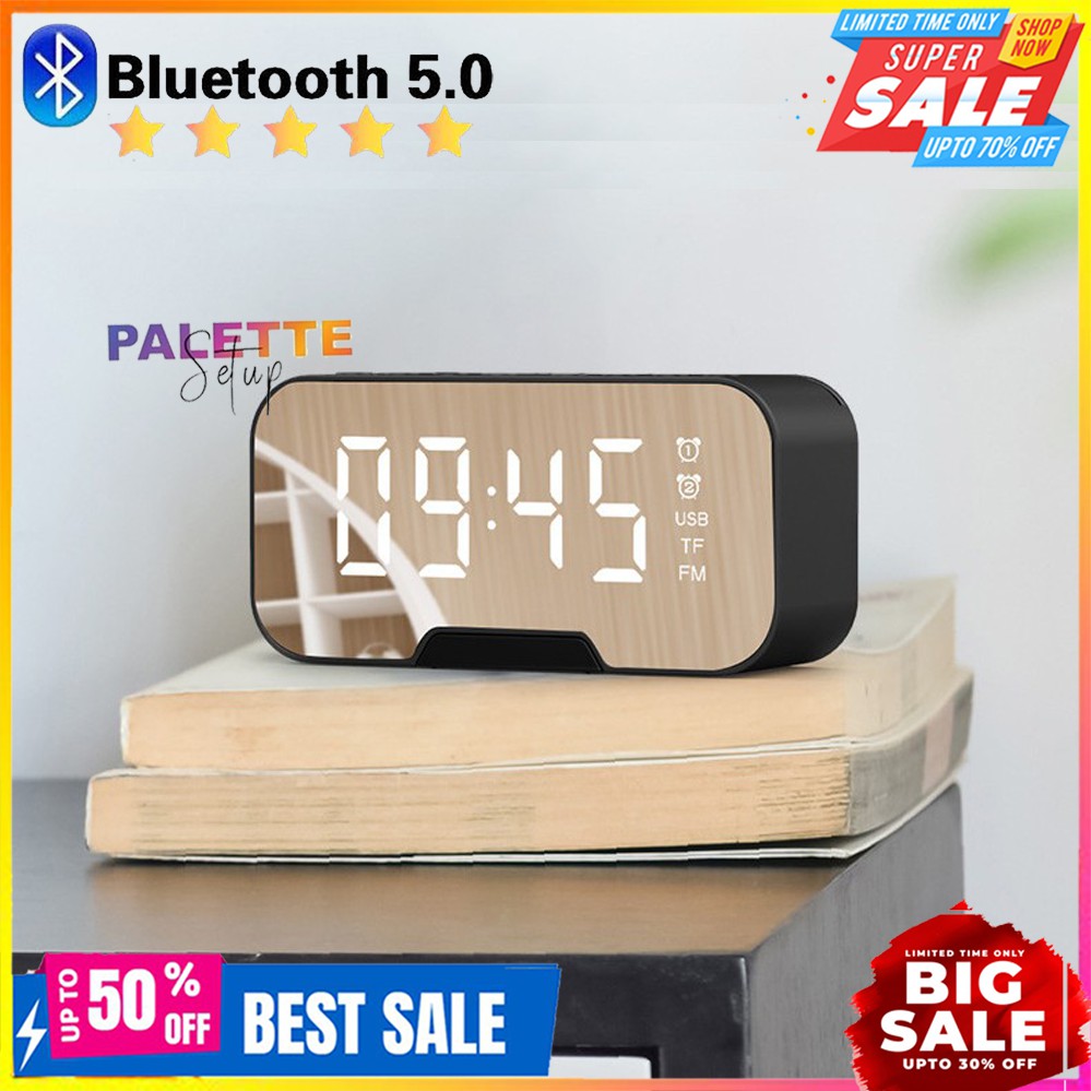 Loa Bluetooth Bản mới Kiêm đồng hồ báo thức G10 CHÍNH HÃNG SIÊU HOT thumbnail