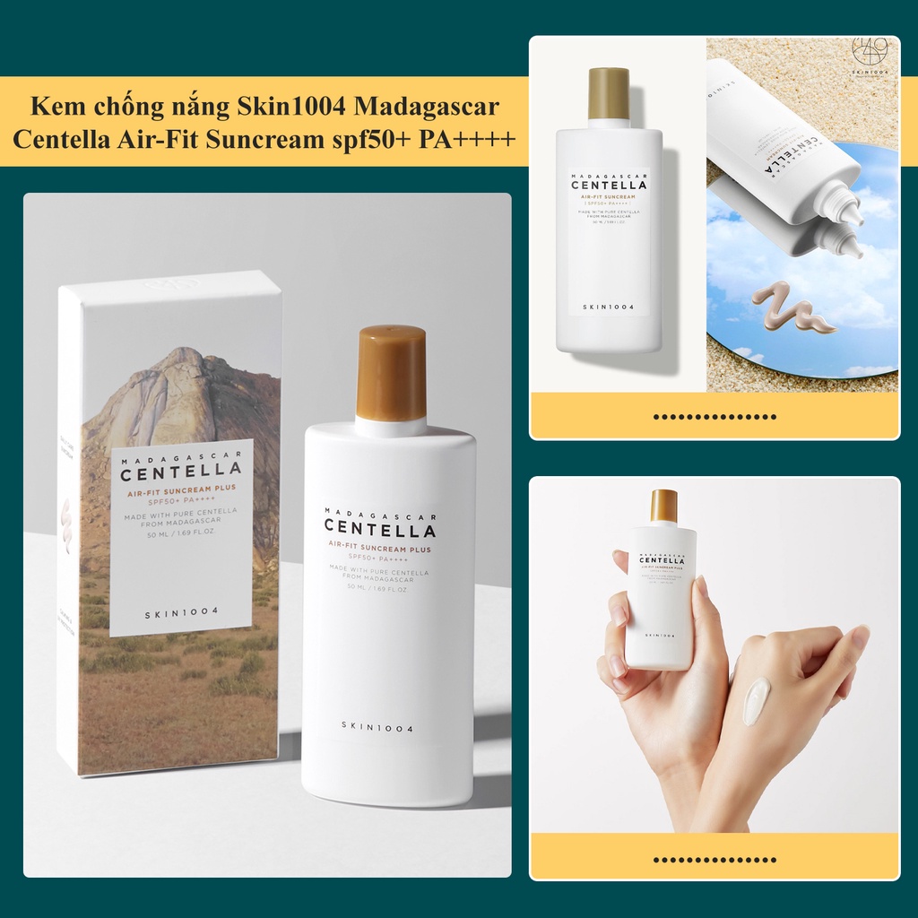 Kem chống nắng Skin1004 Madagascar Centella Air-Fit Suncream spf50+ PA++++ 50ml