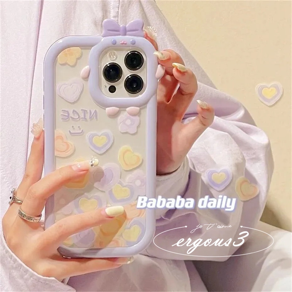 Ốp Điện Thoại Mềm Họa Tiết Trái Tim Nhiều Màu Sắc Cho iPhone 14 13 12 11 Pro Max SE2020 X XR Xs Max 7 8 6 6s Plus