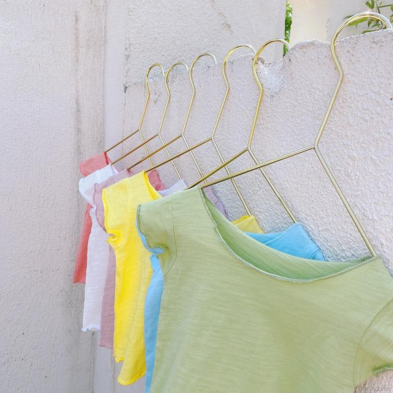 Áo Thun Ngắn Tay Cổ Tròn Cho Bé Gái