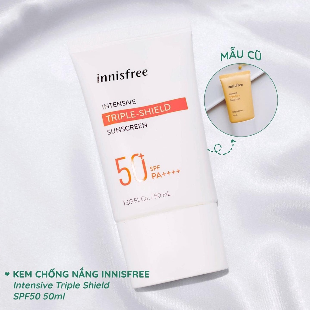 Kem Chống Nắng Innisfree Intensive Triple Shield Sunscreen EX SPF50+ PA++++