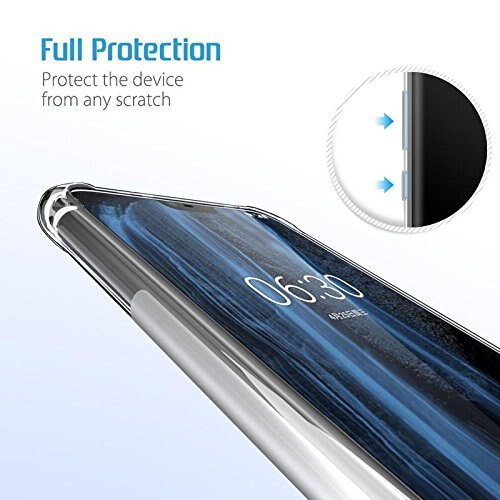 Ốp điện thoại TPU silicon mềm trong suốt chống sốc phong cách sang trọng cho Nokia 6.1plus X6