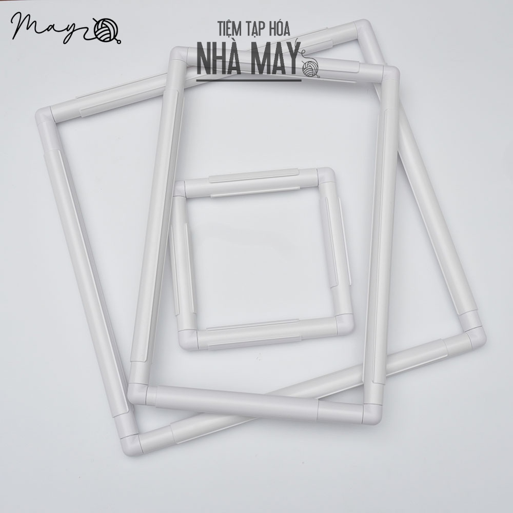 Khung căng vải bằng nhựa  dùng trong Thêu nổi - Punch Needle
