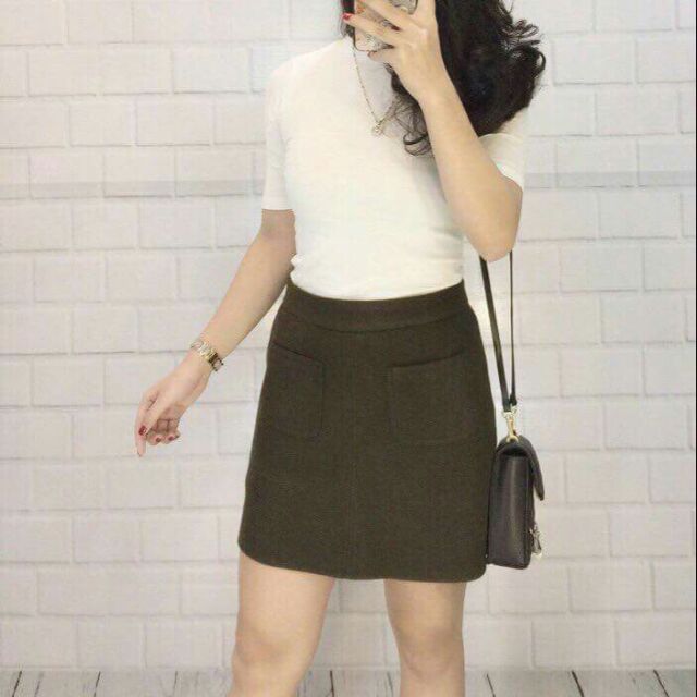 Chân váy dạ