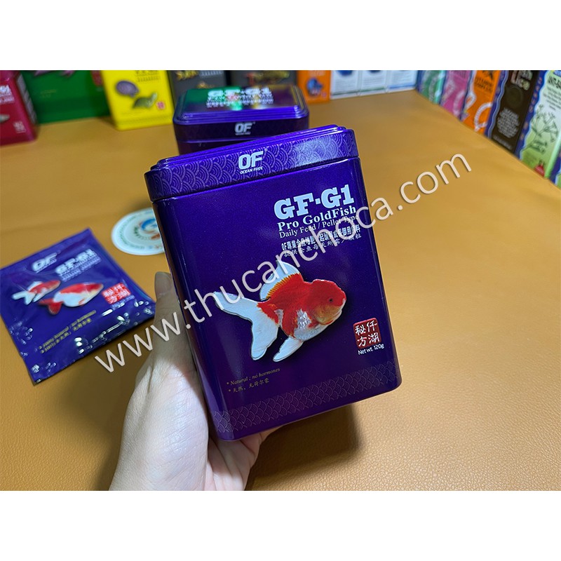 Thức ăn cao cấp cho cá vàng, ranchu, oranda, Ryukin, goldfish, cá 3 đuôi GF-G1