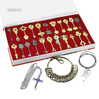 Set 22 Mặt Chìa Khóa Phong Cách Anime Fairy Tail Chống Thấm Nước