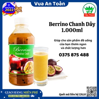 Sinh Tố Berrino Chanh Dây 1 Lít
