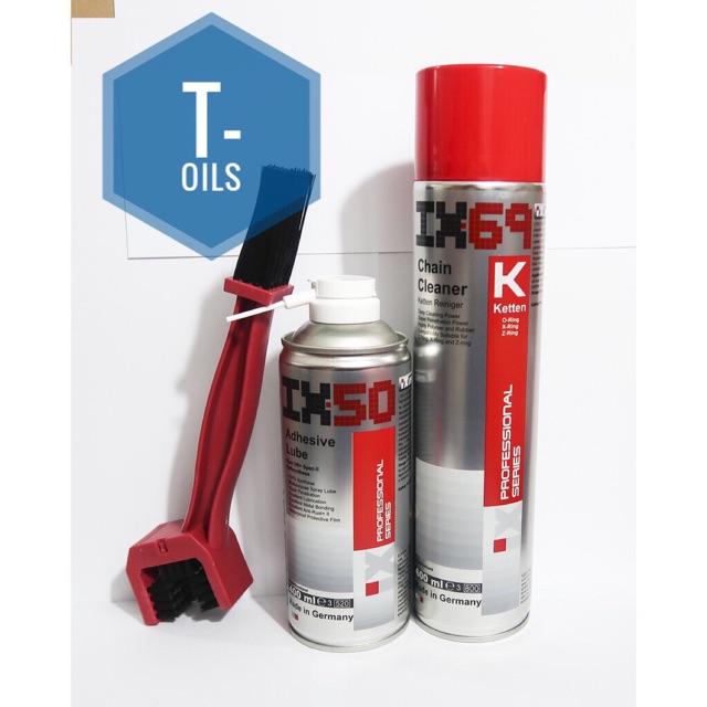 Bộ xịt dưỡng sên M50K và Ix69 Tặng 1 bàn chải