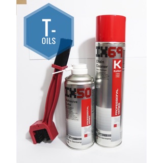 Bộ xịt dưỡng sên M50K và Ix69 Tặng 1 bàn chải