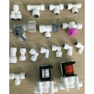 Phụ kiện lõi lọc nước cút, dây lọc , kẹp càng cua, tê