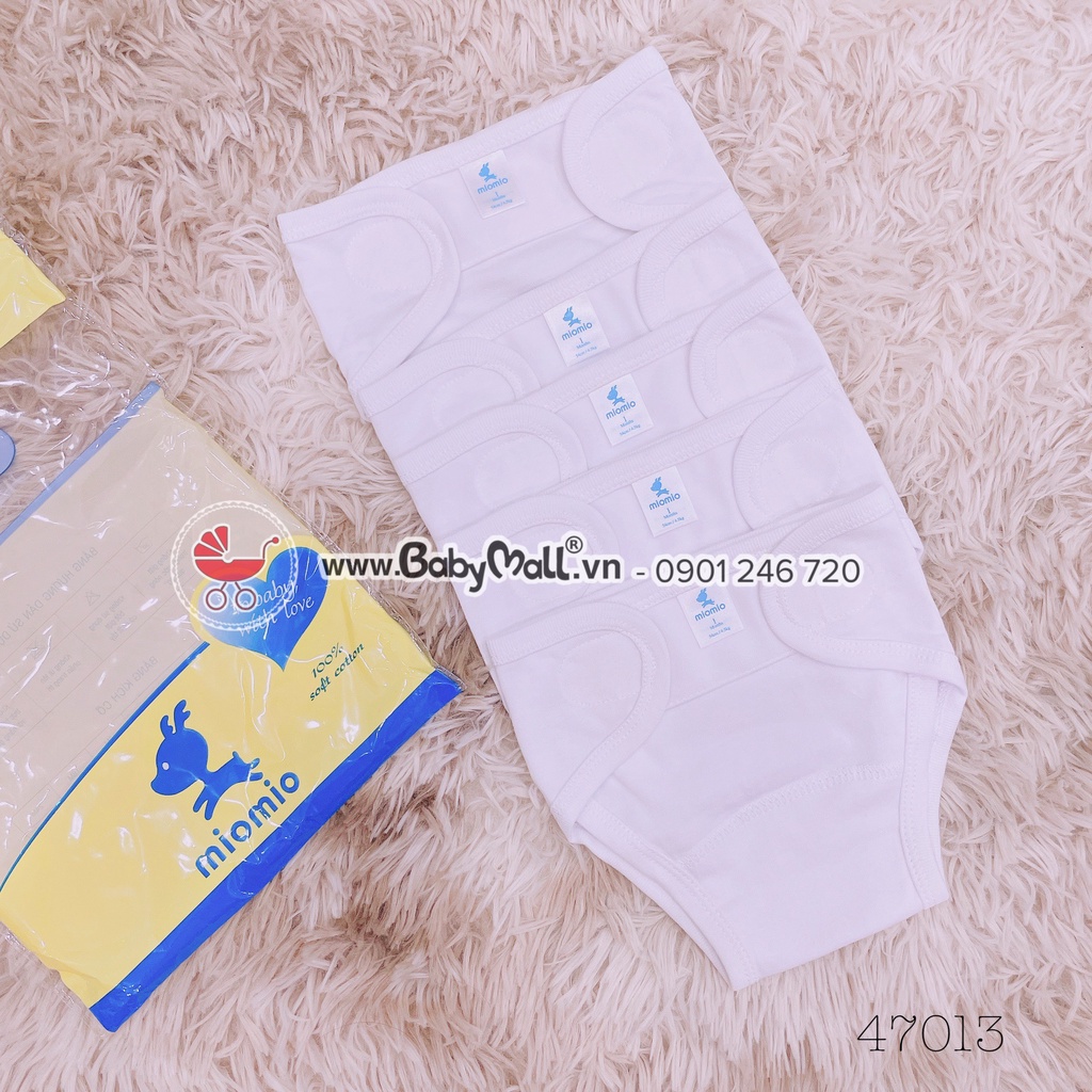 Set 5 tã vải dán Mio cho bé size 1M,3M