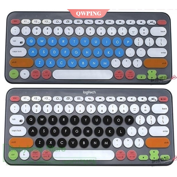 Miếng Dán Bàn Phím Bluetooth Logitech K380 / K480 Bằng Silicon Nhiều Màu Sắc Ốp