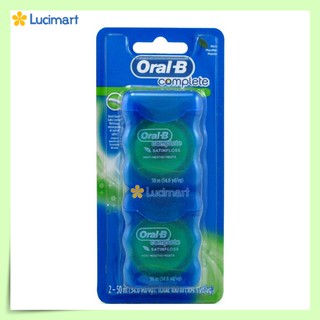 Chỉ nha khoa Oral-B Complete Satin Floss, 50m x 2 [Hàng Mỹ]