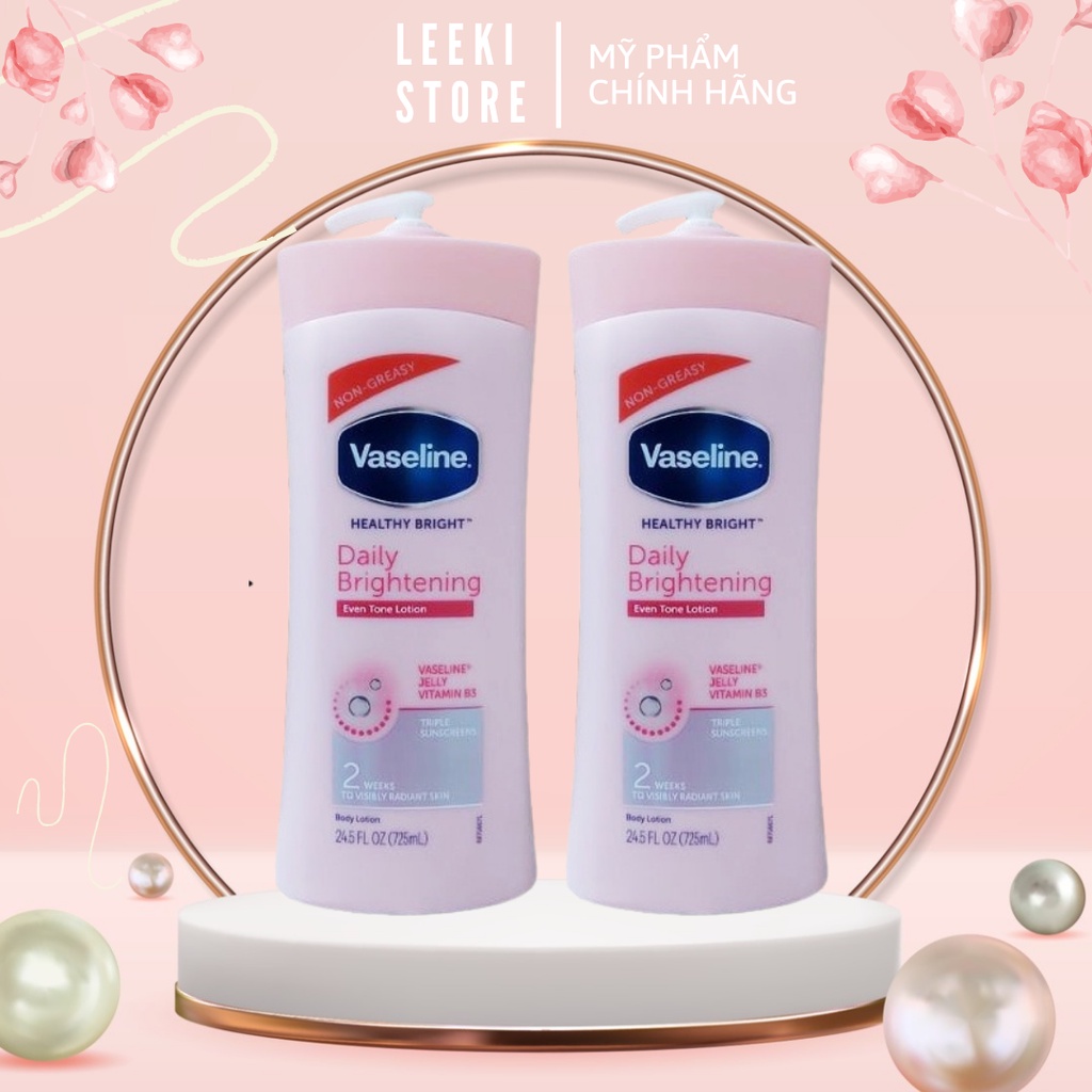 Sữa dưỡng thể trắng da Vaseline Healthy White UV Lightening 725ml