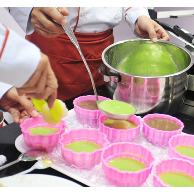 Combo 6 Khuôn Làm Bánh Trung Thu Rau Câu Xôi Nén 150gr-170gr