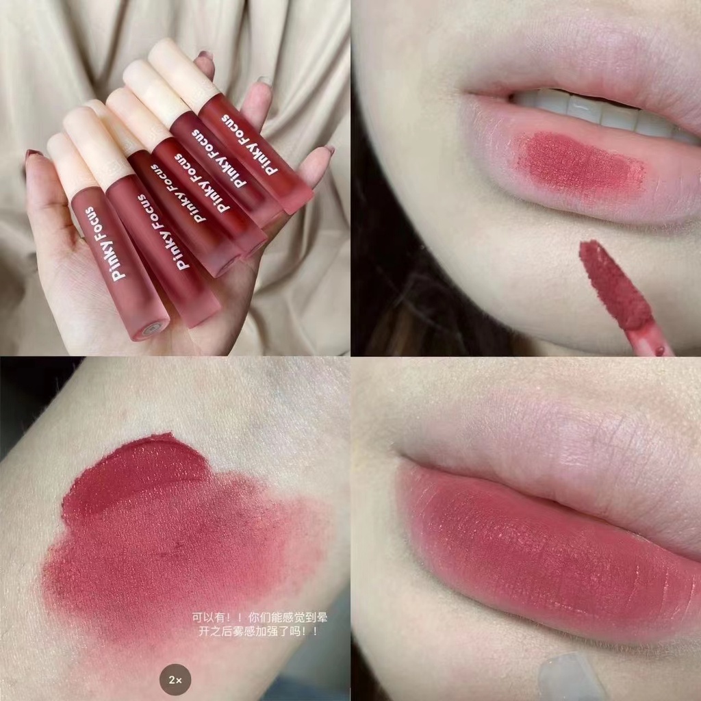 [Hàng mới về] Son môi trang điểm dạng lỏng nhiều màu sắc tùy chọn thời thượng lâu trôi