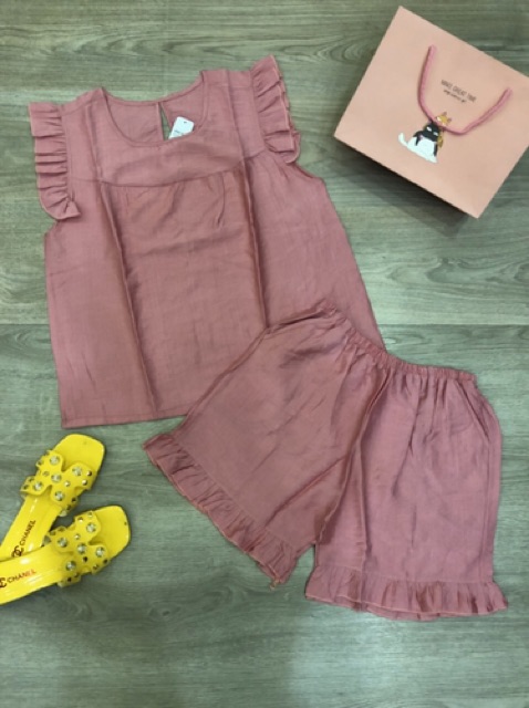 Set bộ đùi xô thái áo sác nách thời trang