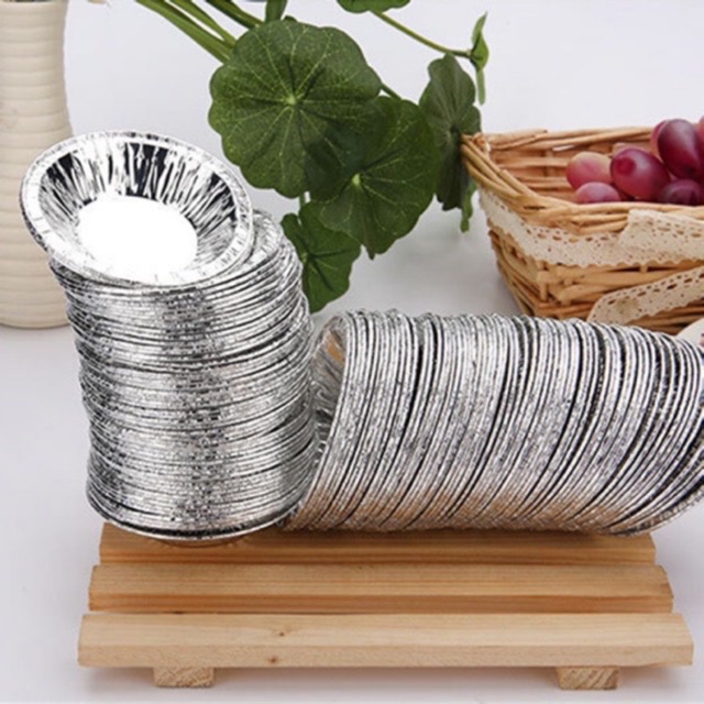 PVN33129 Set 50, 100 cốc, chén, khuôn, khay giấy bạc nướng siêu tiện lợi T888