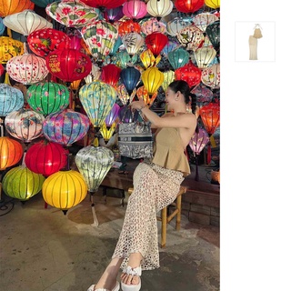 Set nữ chân váy boho safari, chất vải áo kate, váy lưới cotton thoải mái, wsb002, somehow