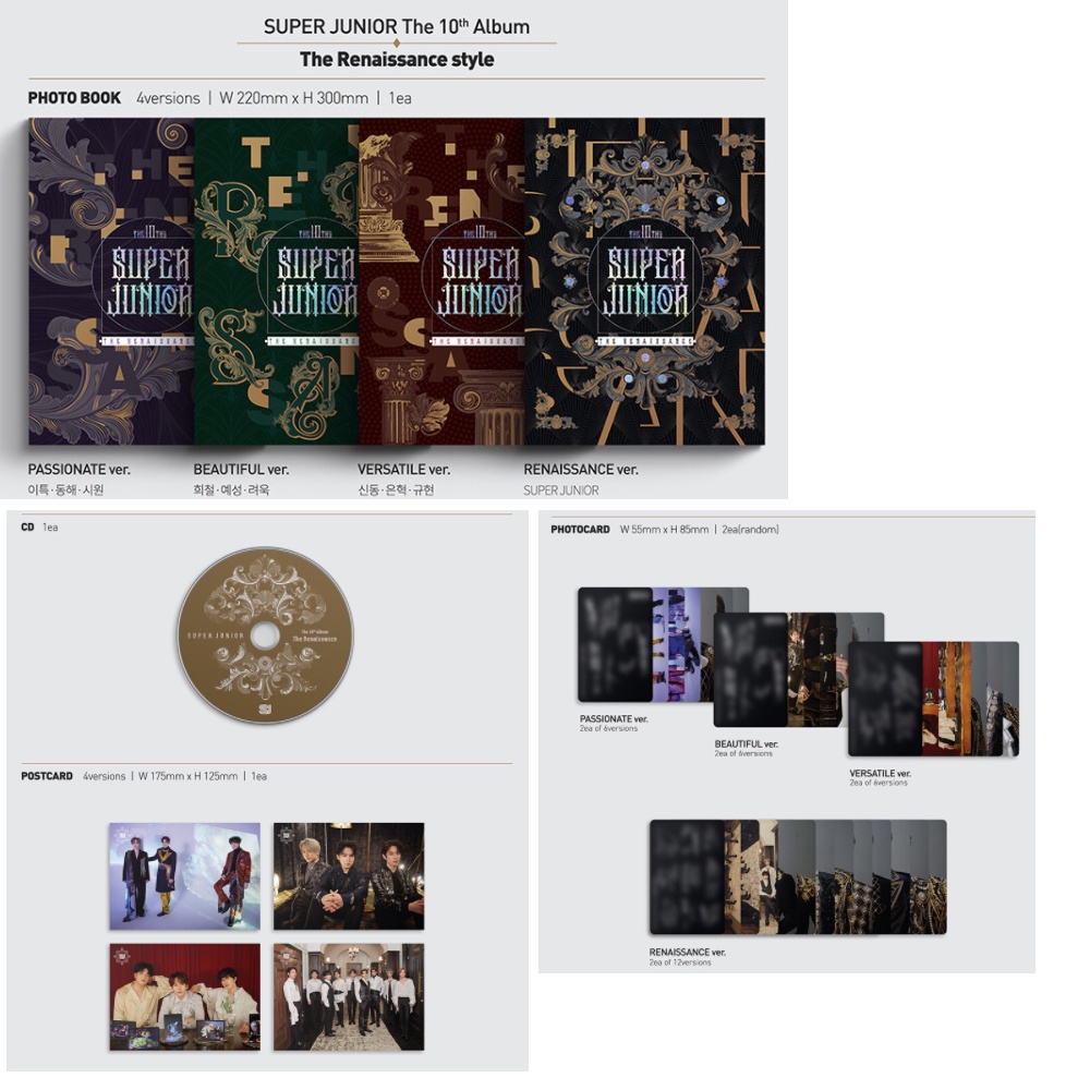 Album Trọn Bộ Nhóm Nhạc Super Junior - 10st