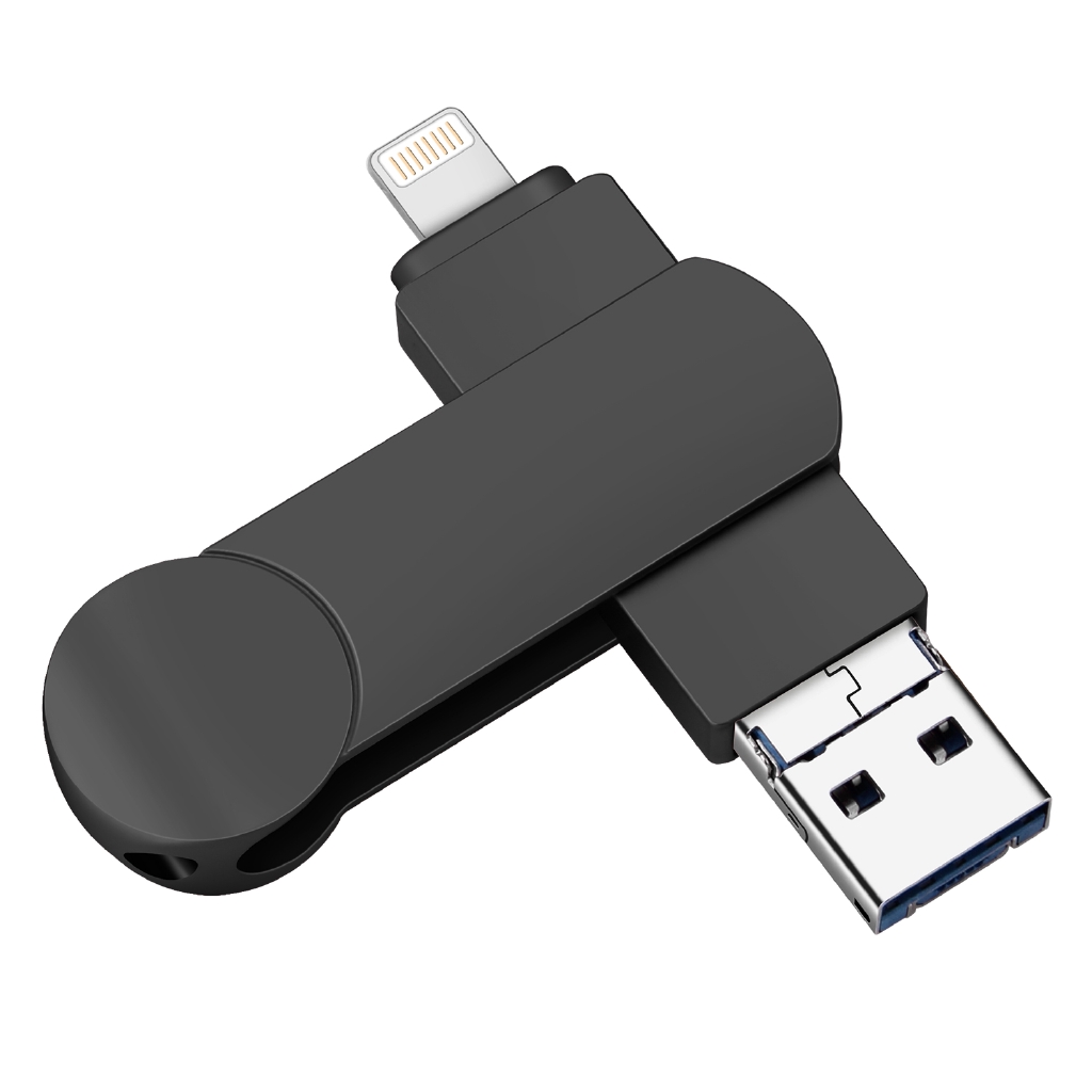USB 2.0 3 trong 1 OTG dung lượng 512GB cho iPhone PC