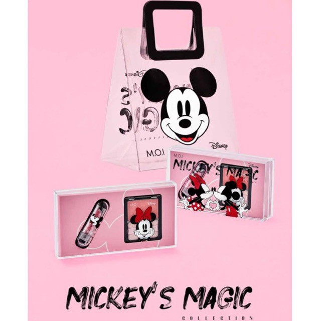 Bộ Trang Điểm Mickey’s Magic Hồ Ngọc Hà ( Phấn Má Hông+ Son Dưỡng+ Túi) | BigBuy360 - bigbuy360.vn